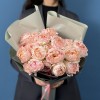 5 кустовых пионовидных роз Джульетта Хани 60 см